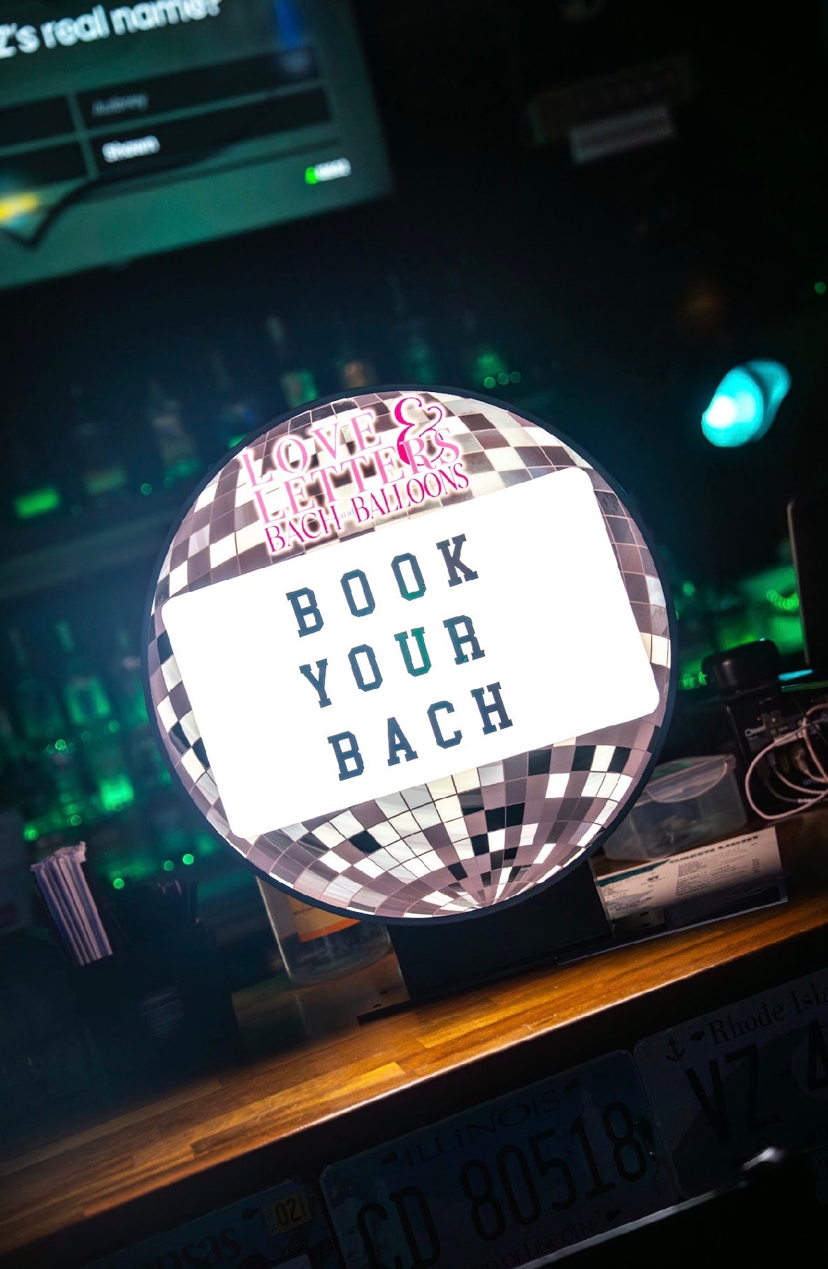 Light Up the Night-Welcome Sign Rental