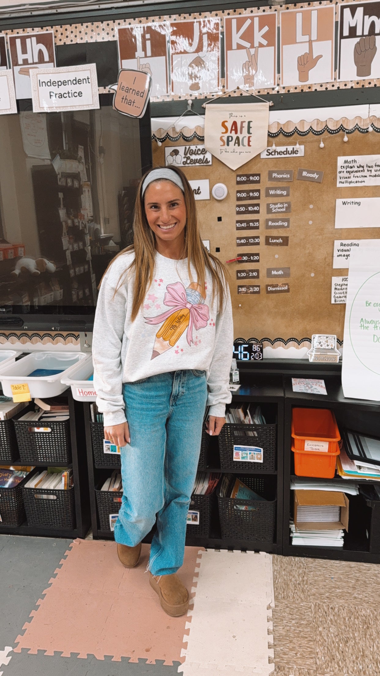 Pencil Teacher Crewneck