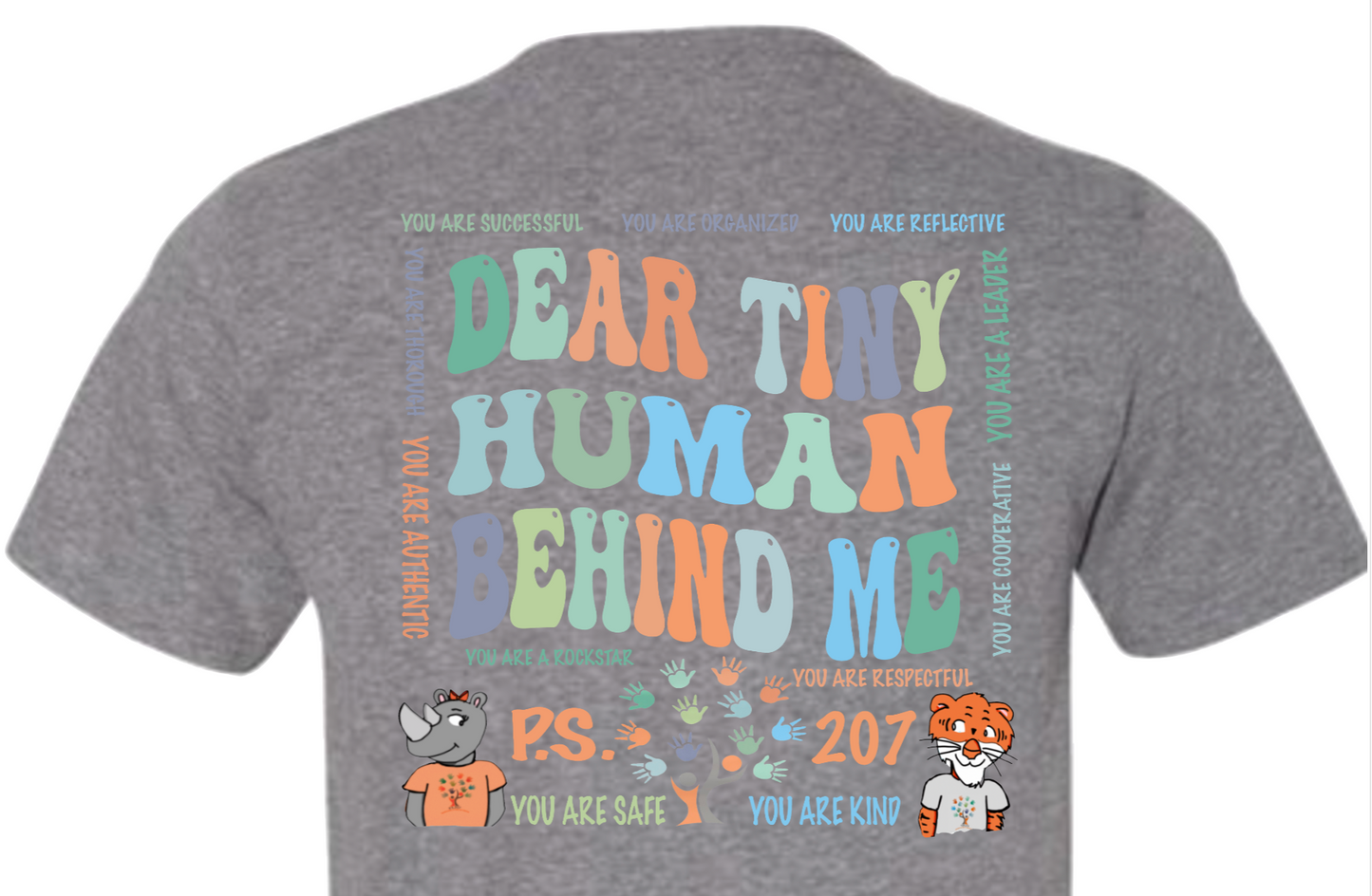 Dear Tiny Human Tank, Tee, Long Sleeve P.S. 207