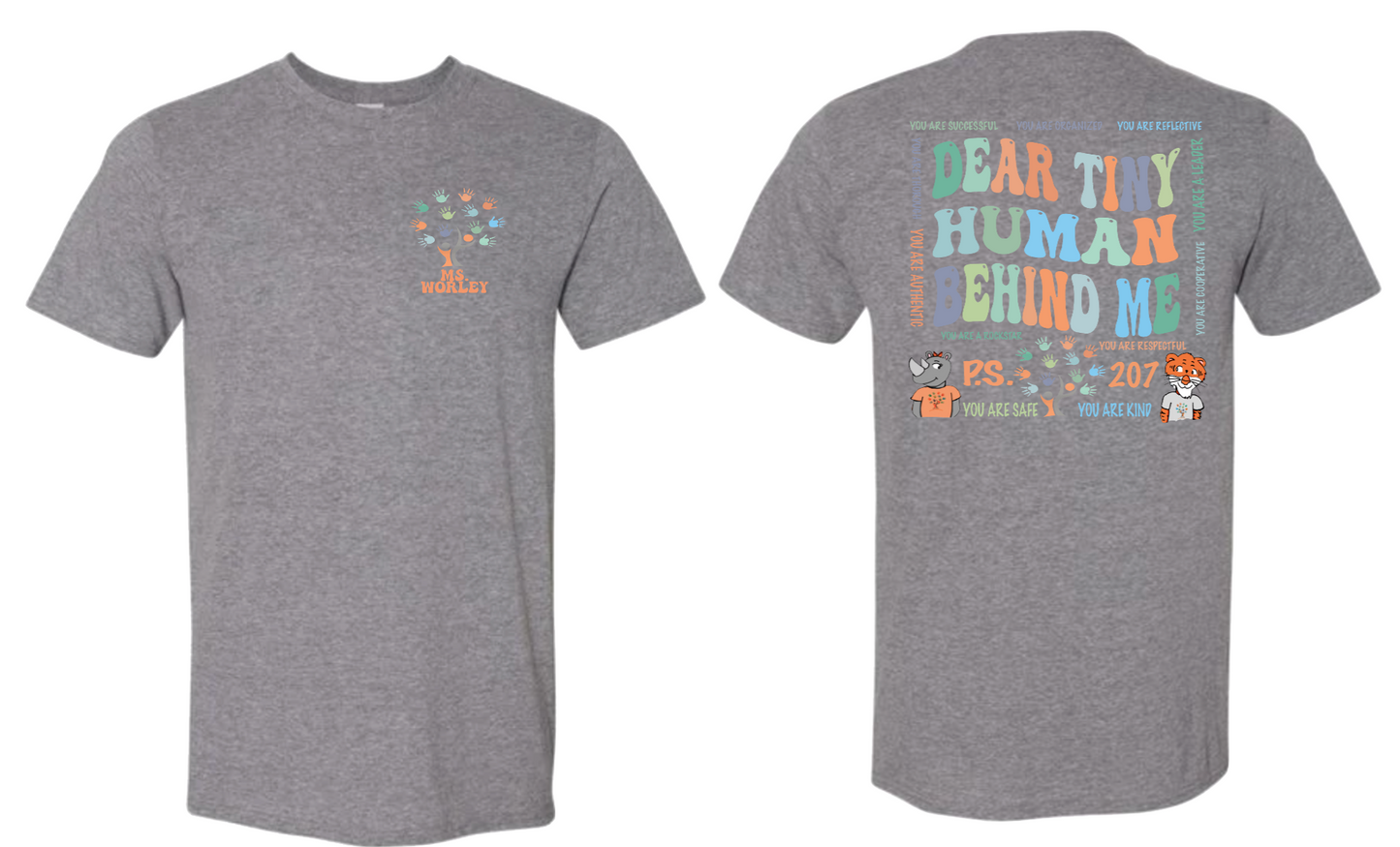 Dear Tiny Human Tank, Tee, Long Sleeve P.S. 207