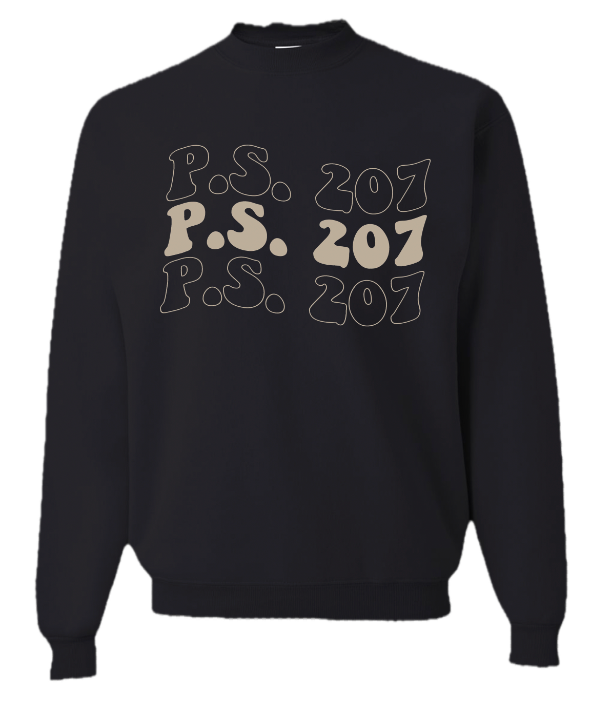 P.S. 207 Wavy Crewneck