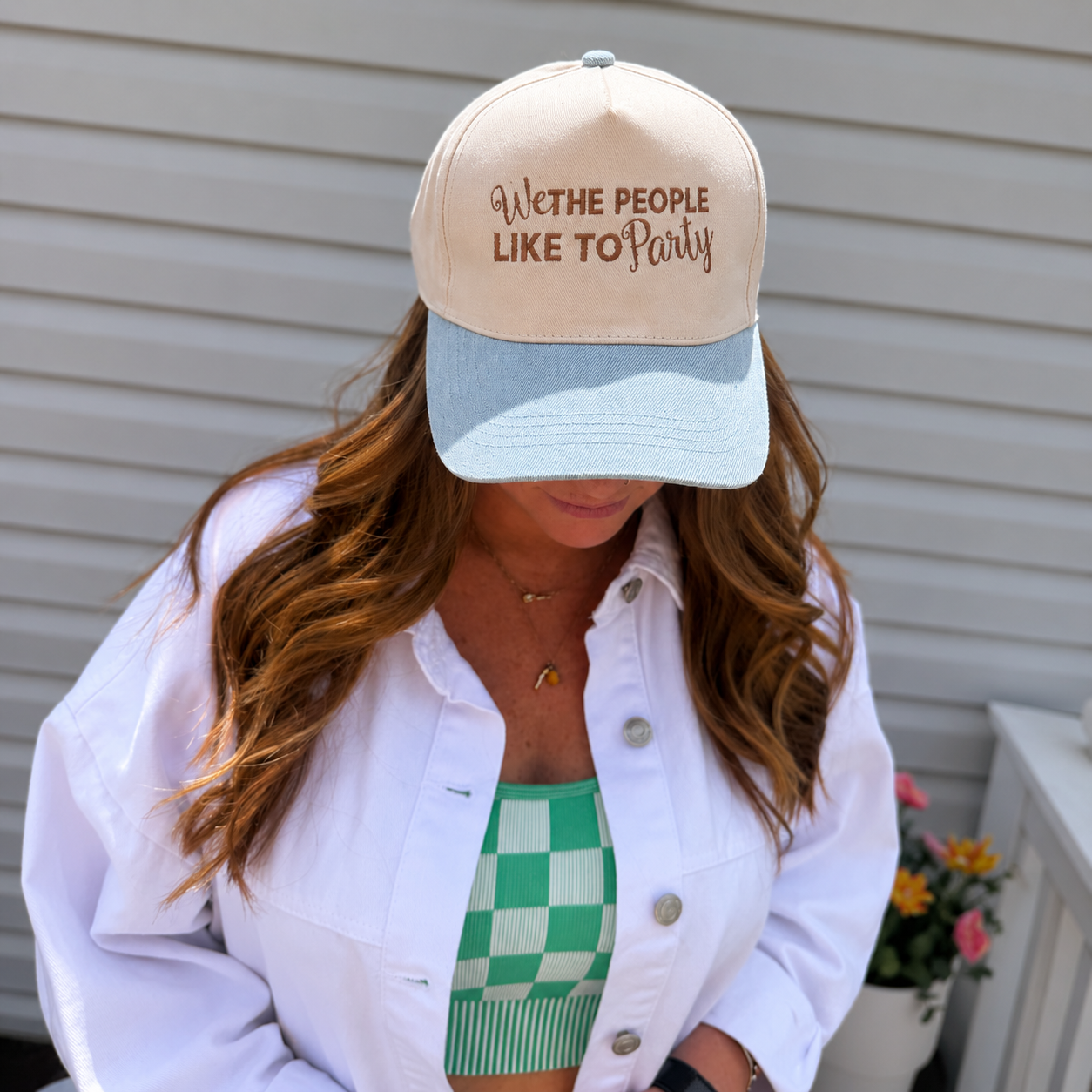 We the People Like to PARTY hat Apparel & Accessories