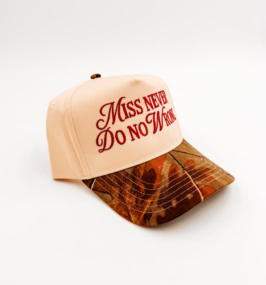 Miss Never Do No Wrong Hat