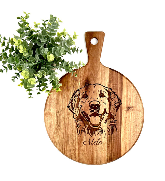 Custom Dog Cutting Board