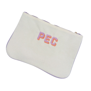 12x8 Makeup Bag w/ Box Shadow Initials