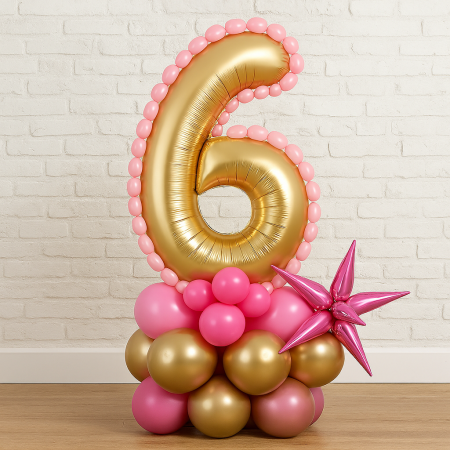 1 Number Balloon Stack