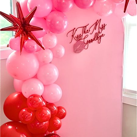 6ft Gold Arch Backdrop