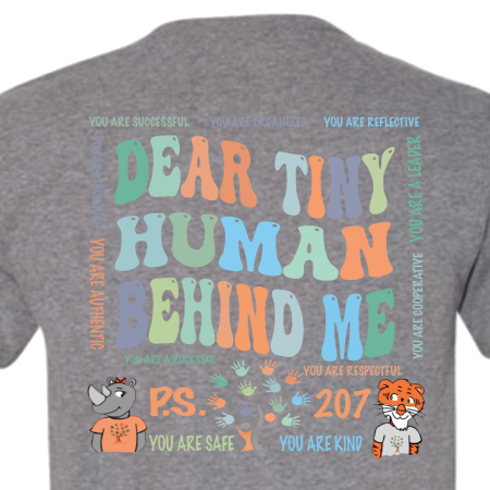 Dear Tiny Human Tank, Tee, Long Sleeve P.S. 207