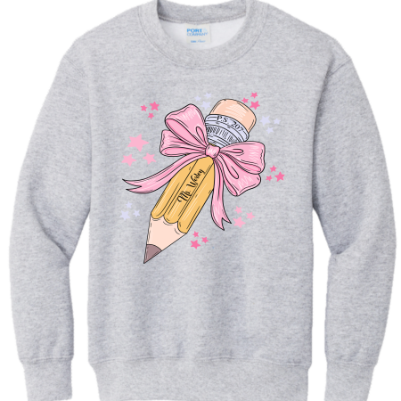 Pencil Teacher Crewneck