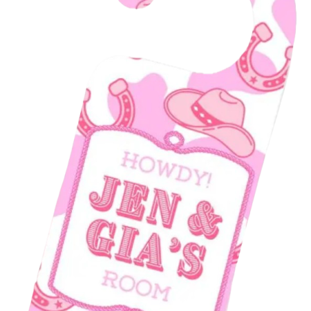 Room Assignment Door Hangers
